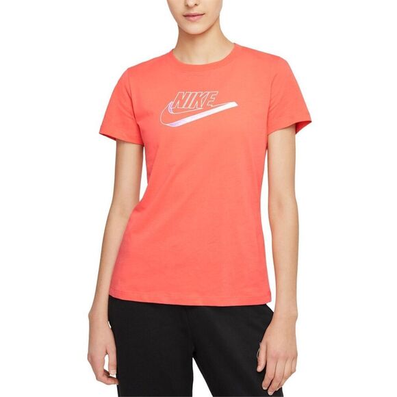 Nike Women's Cotton Sportswear Logo T-Shirt Size S - Picture 1 of 3